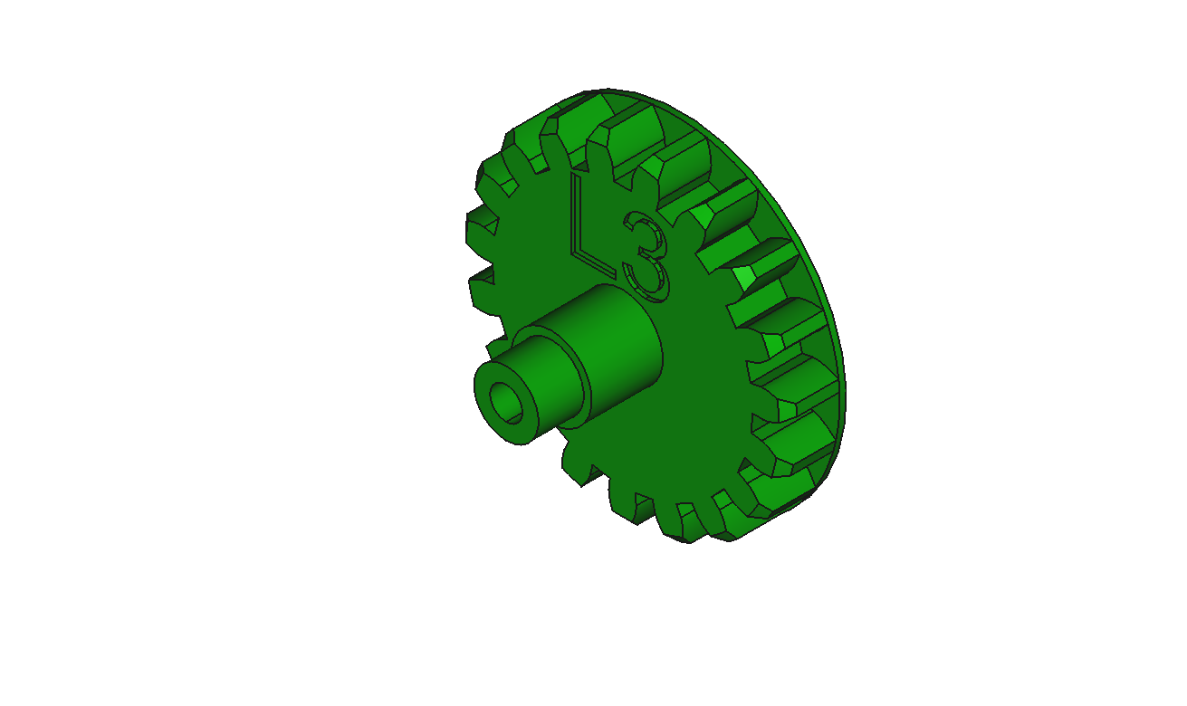 001-45-60 Getriebe Ritzel 3 Links