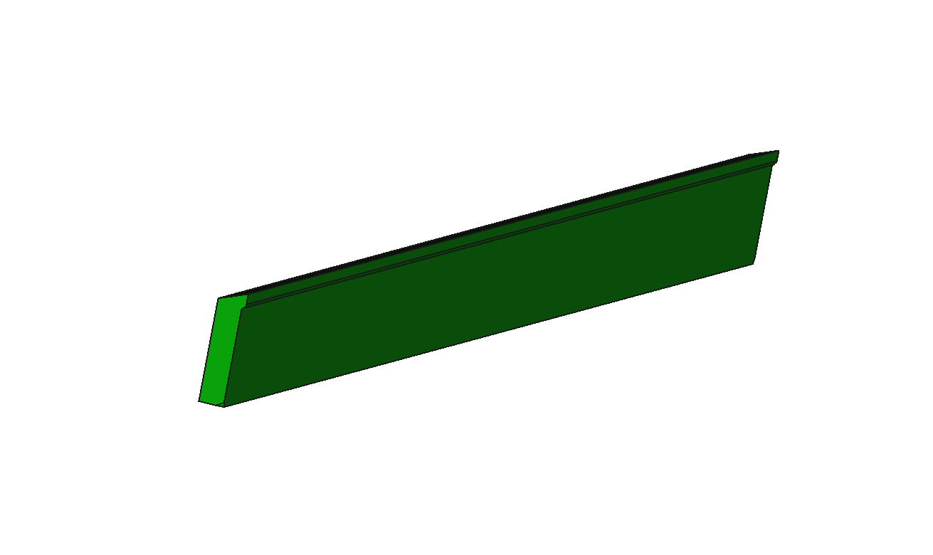 001-64-74 Empfänger Halter Paneel Mitte