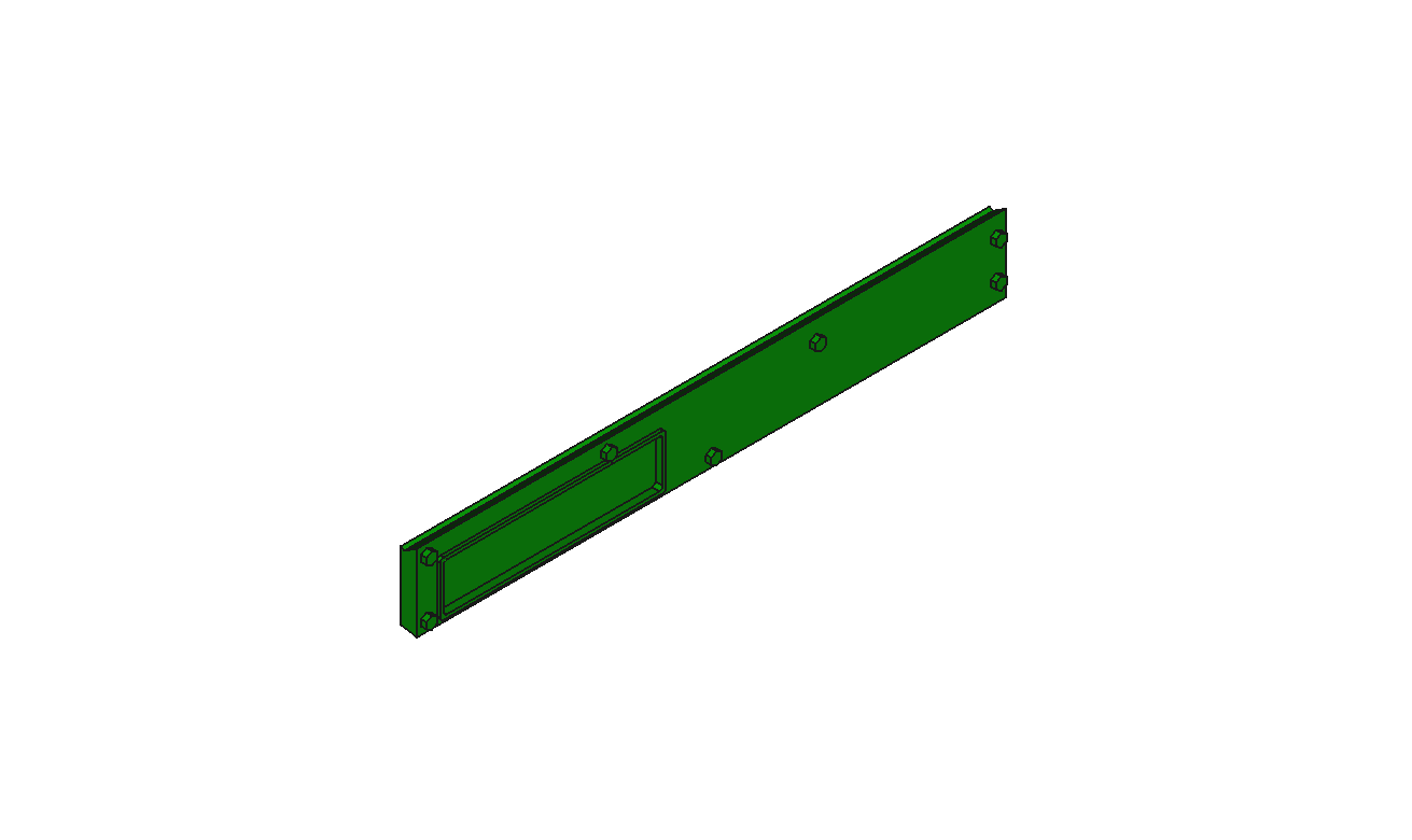001-65-74 Empfänger Halter Paneel Oben