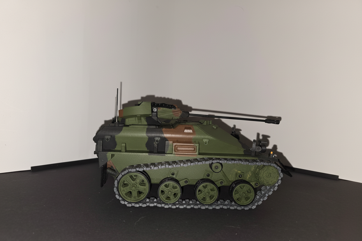Wiesel mk20 RC 1/16 Bausatz - Bauteile