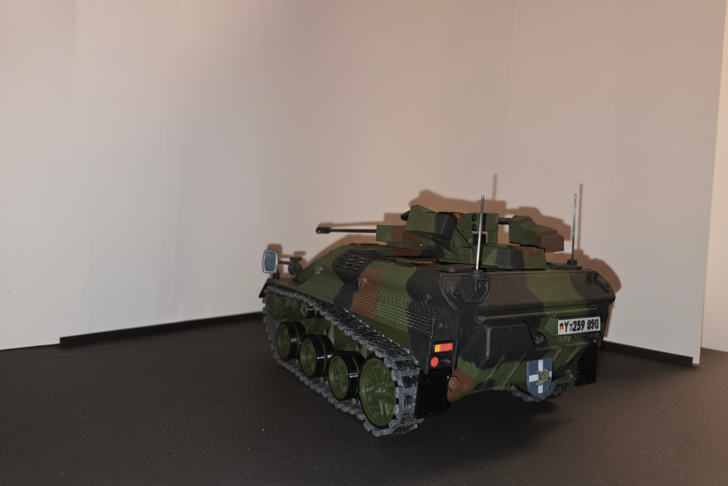 Wiesel mk20 RC 1/16 Bausatz - Bauteile