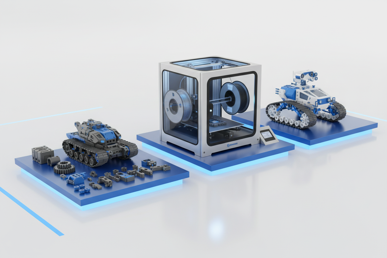 RC-Kettenfahrzeuge hergestellt mit Premium 3D-Drucker